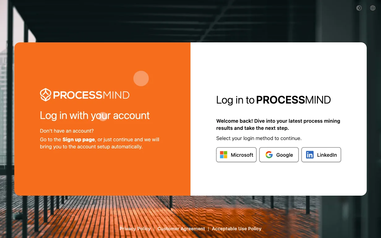 ProcessMind-aanmeldingsintegratie met SSO