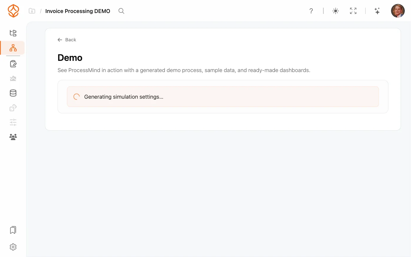 Configuratie van een door ProcessMind gegenereerd proces