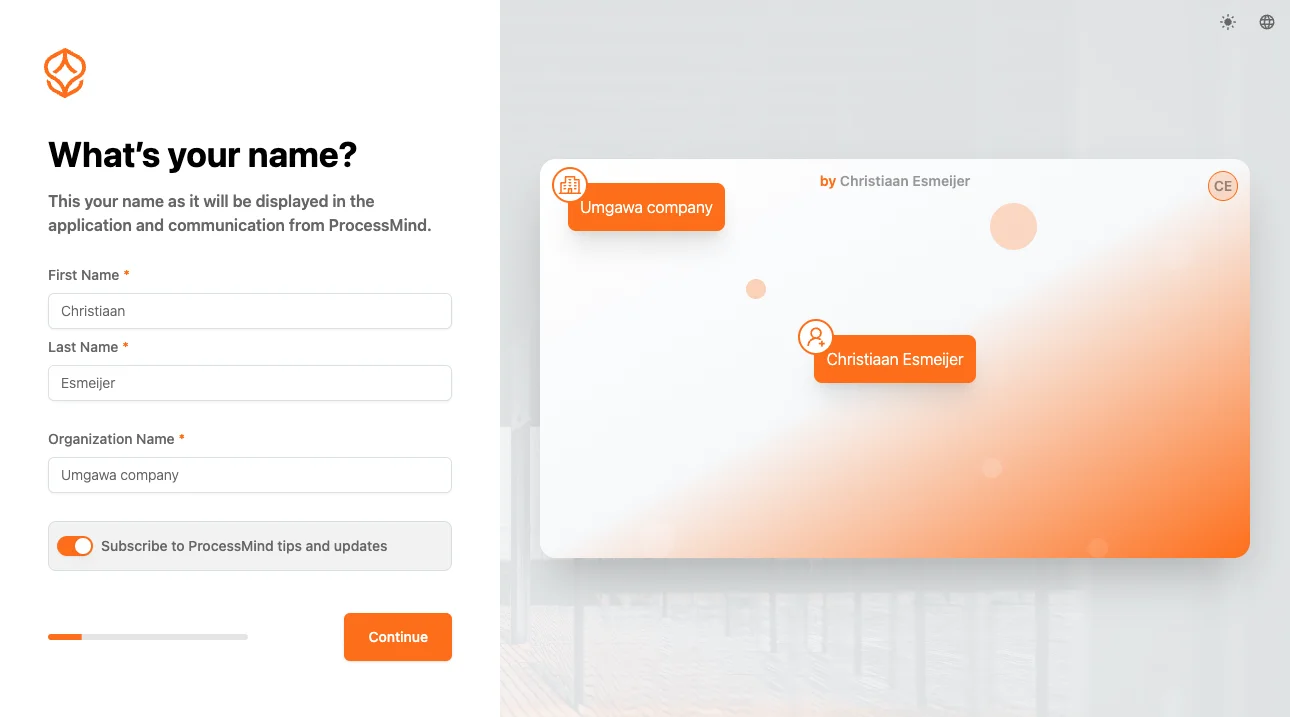 Fase di onboarding 1