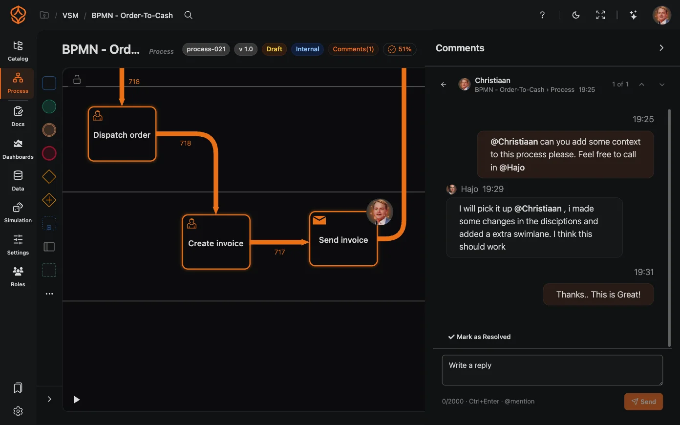 Real-time collaboration